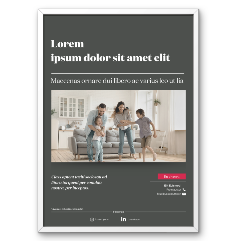 MAGAZINE ADVERTISEMENT DESIGN FOR REAL ESTATE COMPANY